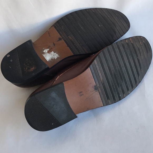 Men’s brown monk strap dress shoes, size 8.5 - Picture 7 of 9